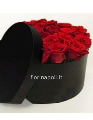 Scatola con rose